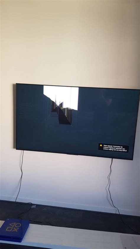 vlekken in tv scherm